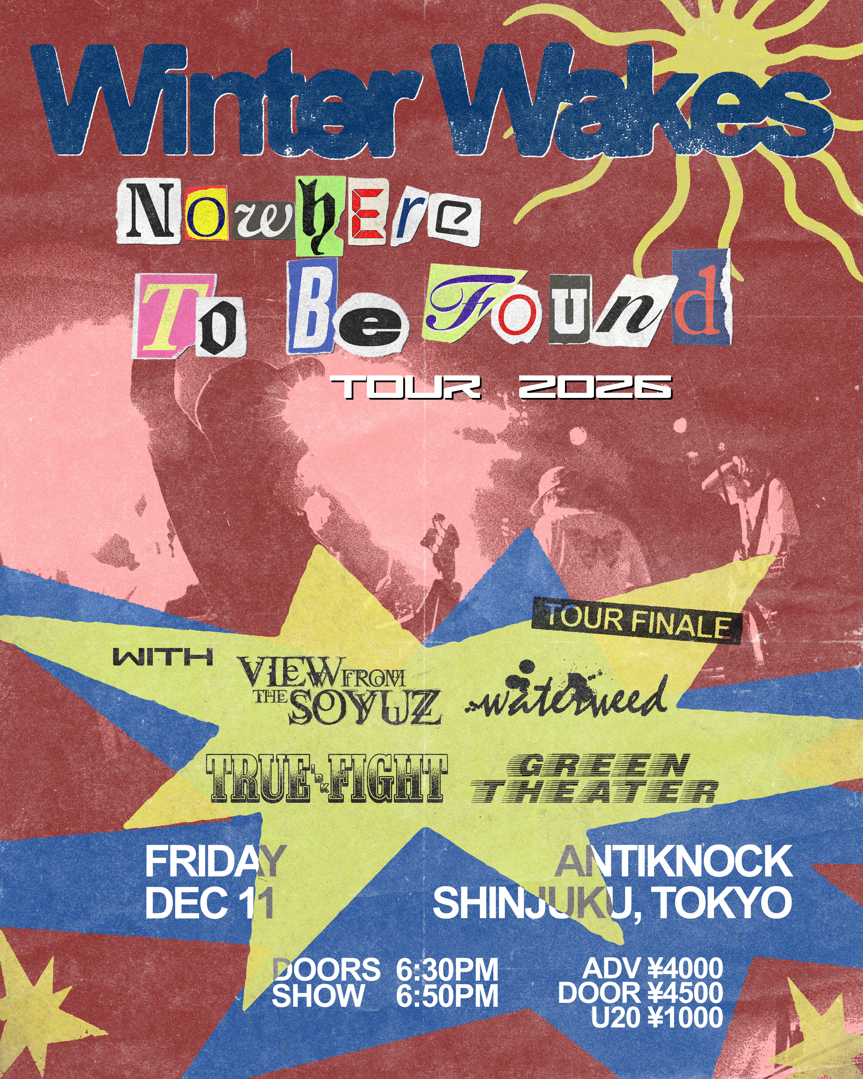 Nowhere To Be Found Tour 2026 flyer